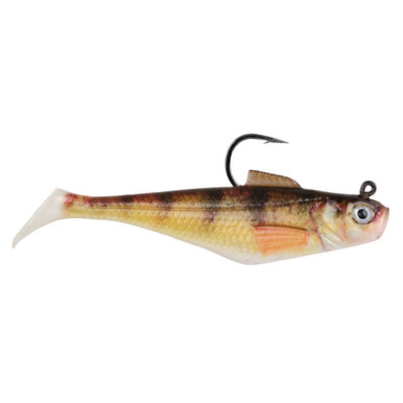 Berkley Powerbait Pre-Rigged Swim Shad - 3in - HD Yellow Perch