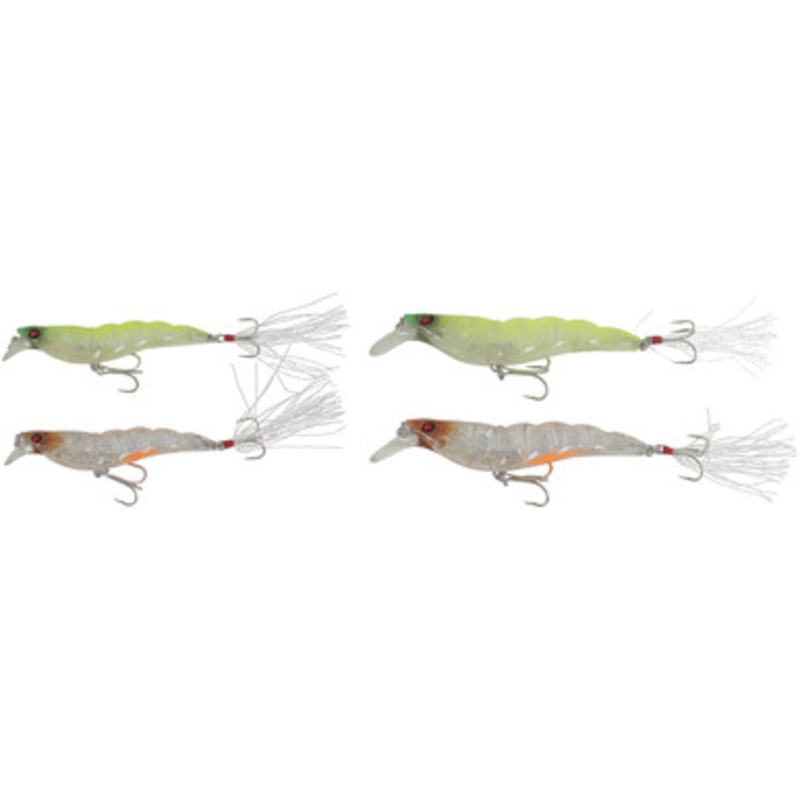 Yo-Zuri Crystal 3D Shrimp Lures - 4 Pack Select Colors