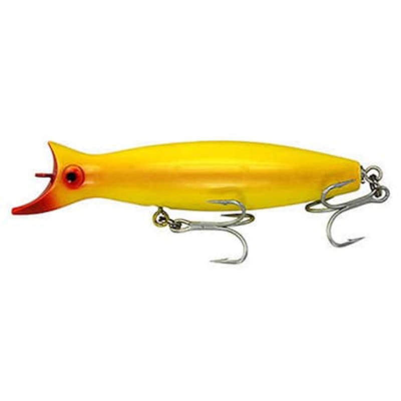 Super Strike DS6W Little Neck Swimmer Bottle Plug Lure 008-All Yellow