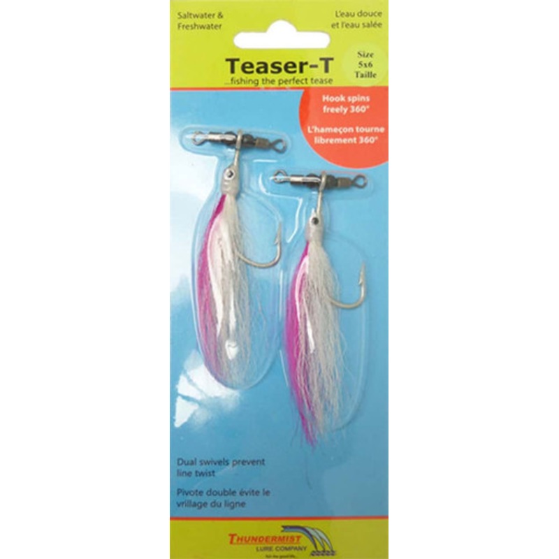 Thundermist Teaser-T Inline Teaser - Medium White/Pink