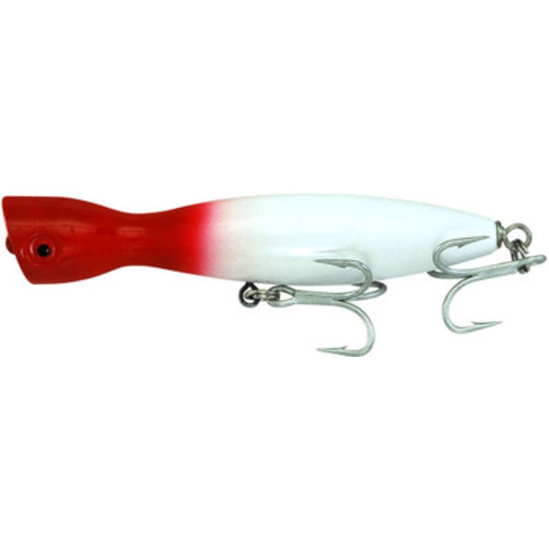 Super Strike PP6W Little Neck Popper - Sinking - 033-Red Head/White