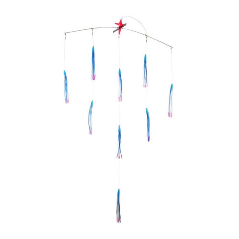 Strike Point Tackle 36in Outbound Rudder Spreader Bar - Blue Ballyhoo
