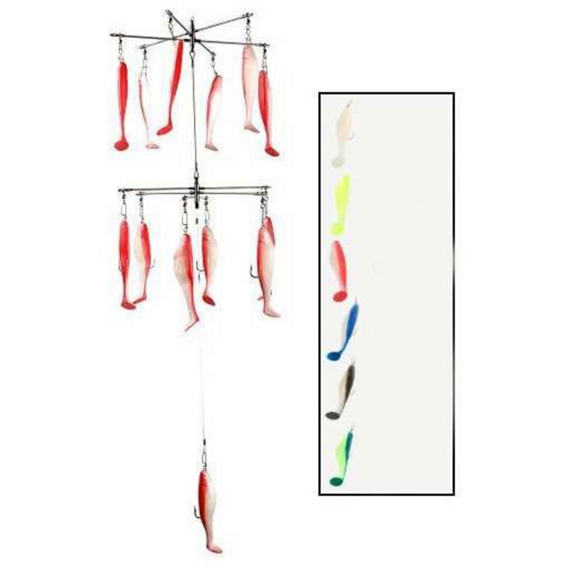 Strike Point Double Decker Rigged Shad Bar Eel