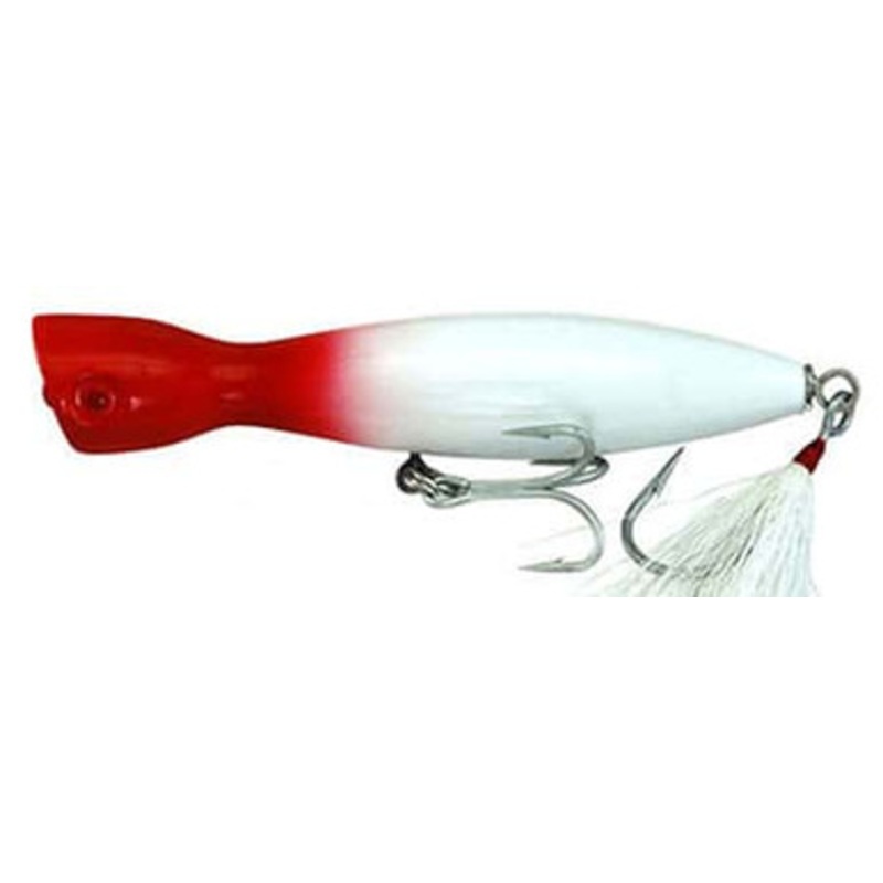 Super Strike PP6HW Little Neck Popper - X-Heavy - 033-Red Head/White