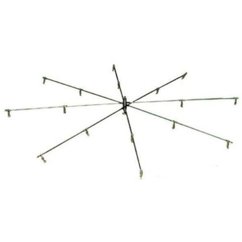 Tournament 600TDR36-8 36'' 8 Arm Fixed Titanium Dredge