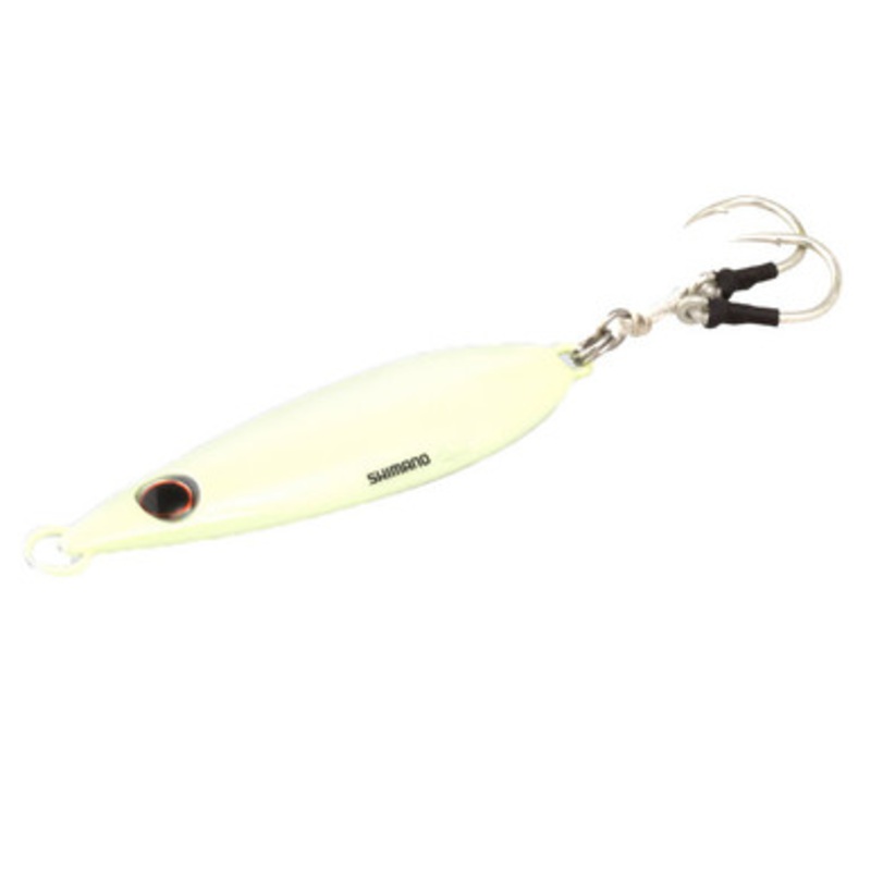 Shimano BFLFF100 Butterfly Flat-Fall Jigs 100g SG Super Glow