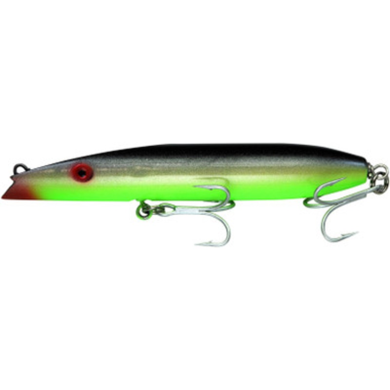 Super Strike ZZ6W Zig Zag Darter Lure - Black/Chartreuse
