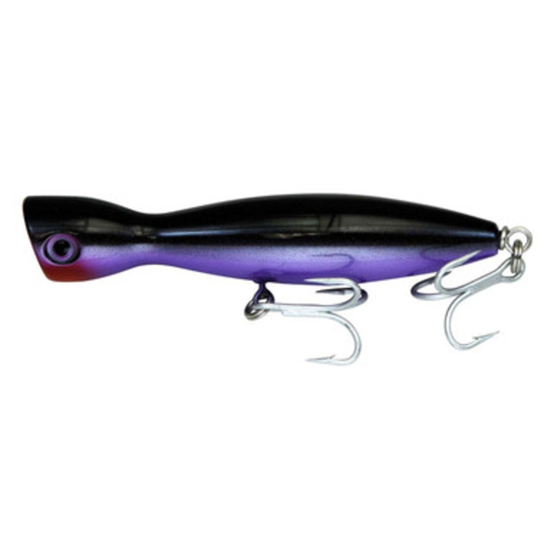 Super Strike PP5W Little Neck Popper - Sinking - Black/Purple