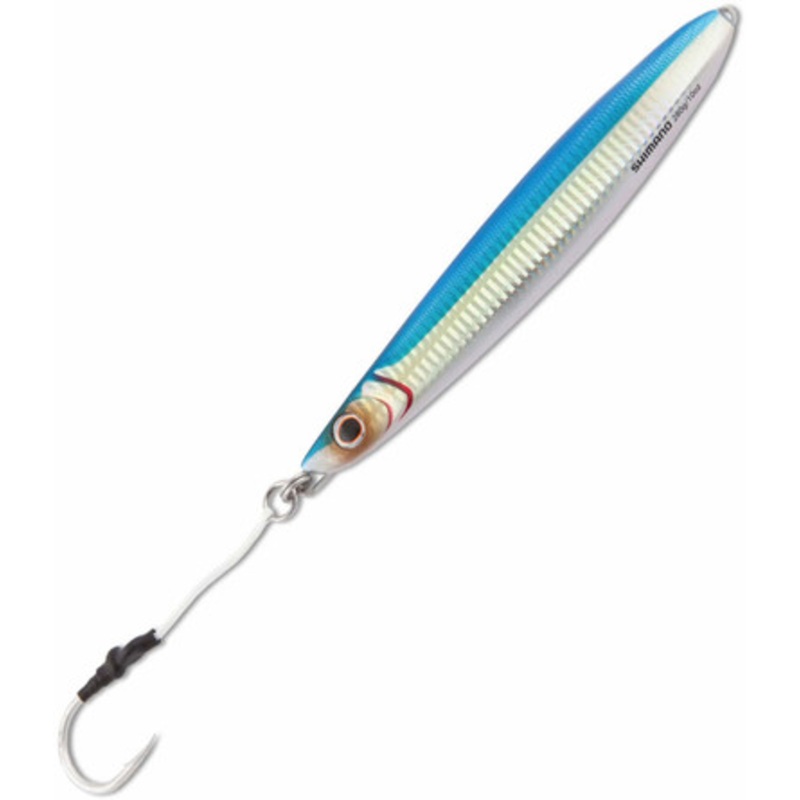 Shimano BFLFS112 Butterfly Flatside Jig - 112g Blue Sardine