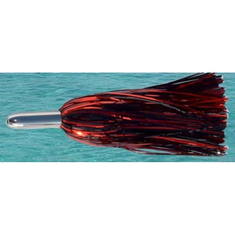 Tormenter Steel Head Lure Rigged Black/Red