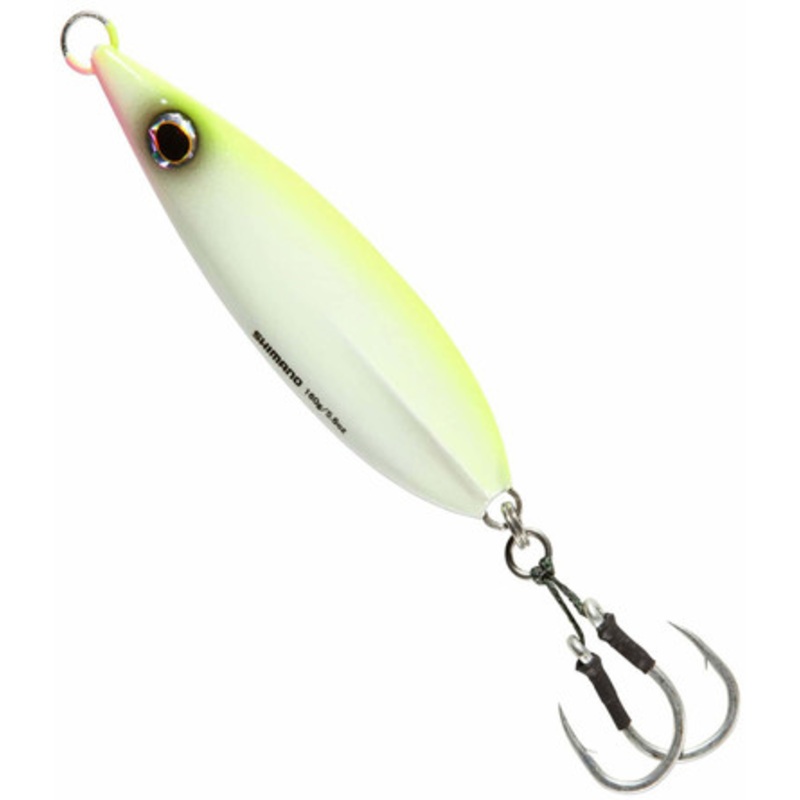 Shimano BFLFF100 Butterfly Flat-Fall Jigs 100g CW Chart White