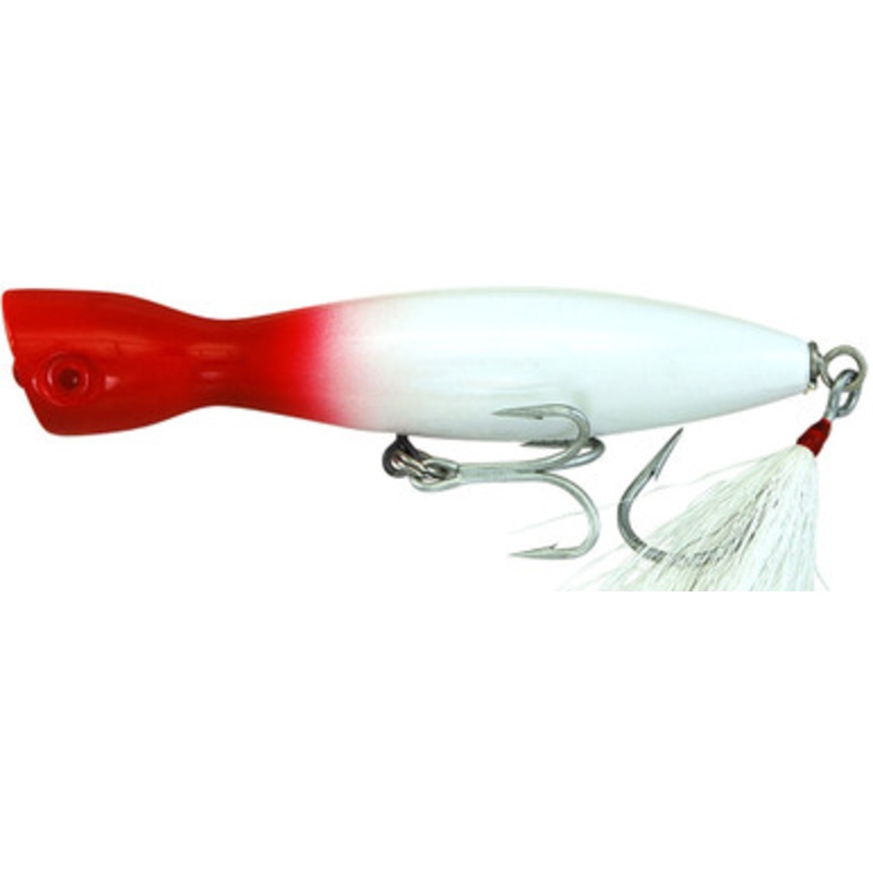 Super Strike PP5HW Little Neck Popper Sinking Lure - 033-Red Head/White