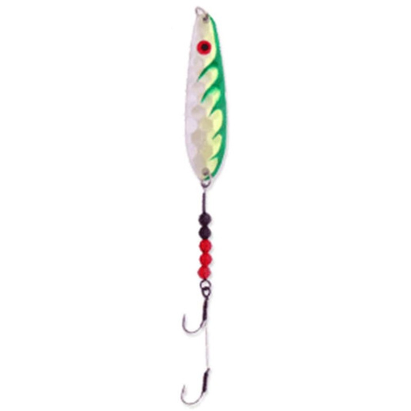 Thundermist SP1-B SP Viper Spoon Lure - Beaded Green Mackeral