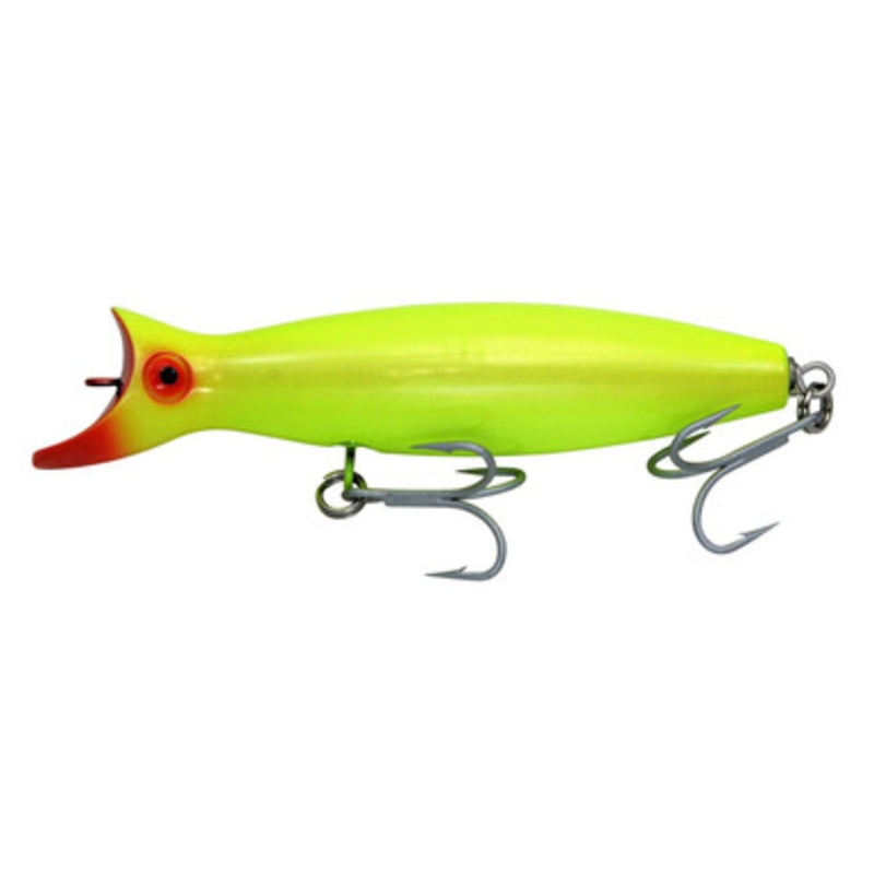 Super Strike DS6W Little Neck Swimmer Bottle Plug Lure 013-All Neon Yellow