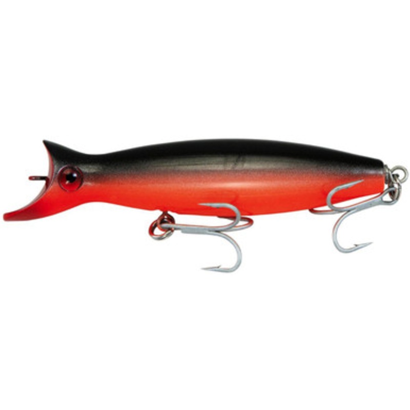 Super Strike DS6W Little Neck Swimmer Bottle Plug Lure - Black/Orange