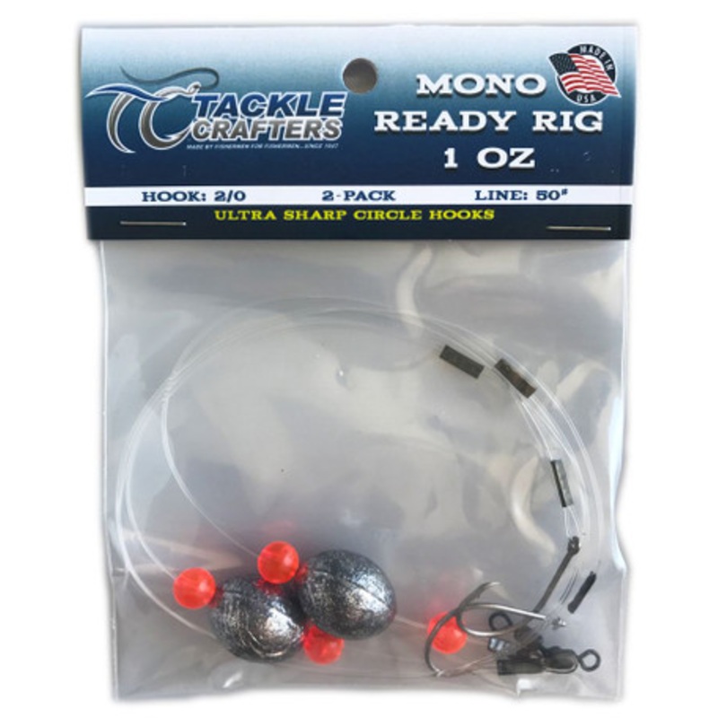 Tackle Crafters Mono Ready Rig - 1/4 oz. - 2 pack