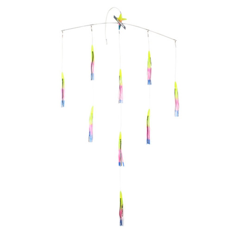 Strike Point Tackle 36in Outbound Rudder Spreader Bar - Rainbow