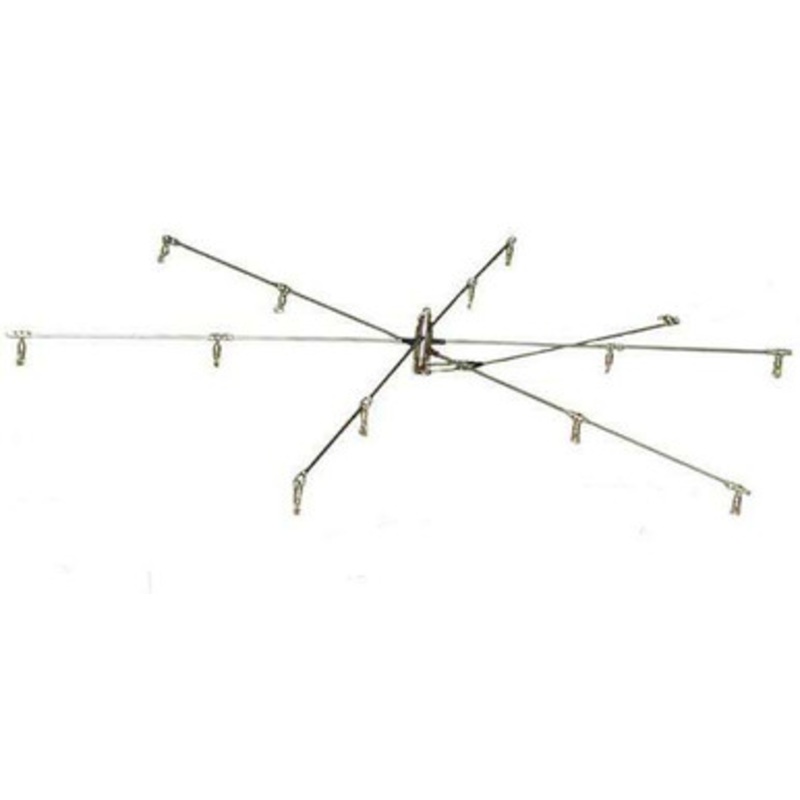 Tournament Cable 600TDR36-6 36'' 6 Arm Fixed Titanium Dredge