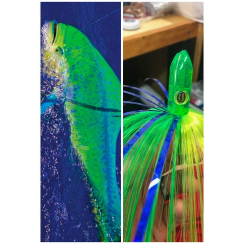 Squidnation Skullz Match The Hatch Dredge Head - Dolphin