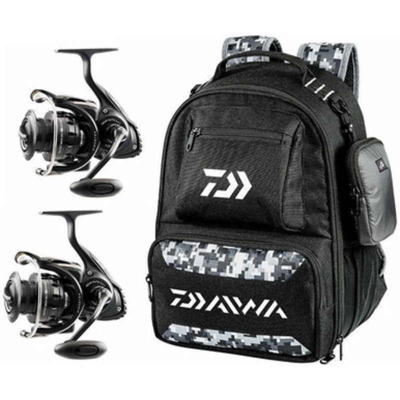 Daiwa STTBB3000LT/STTBB4000LT Saltist Back Bay LT Spinning Reel Travel Package
