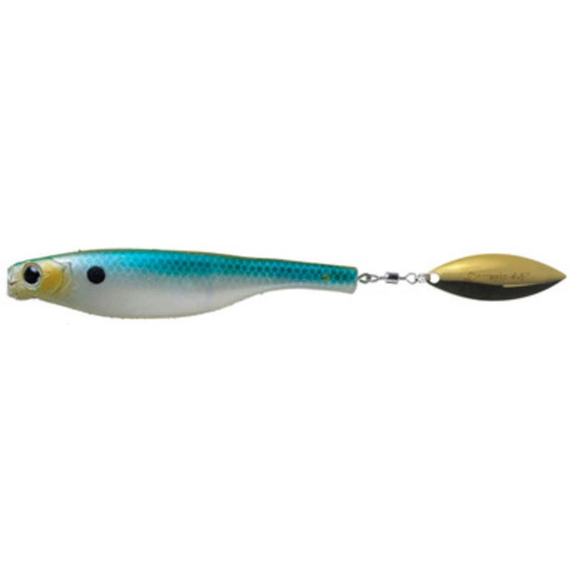 Hyperlastics Dartspin Pro 3.5in Unrigged Duo Pack - See-Through Greenback/Gold