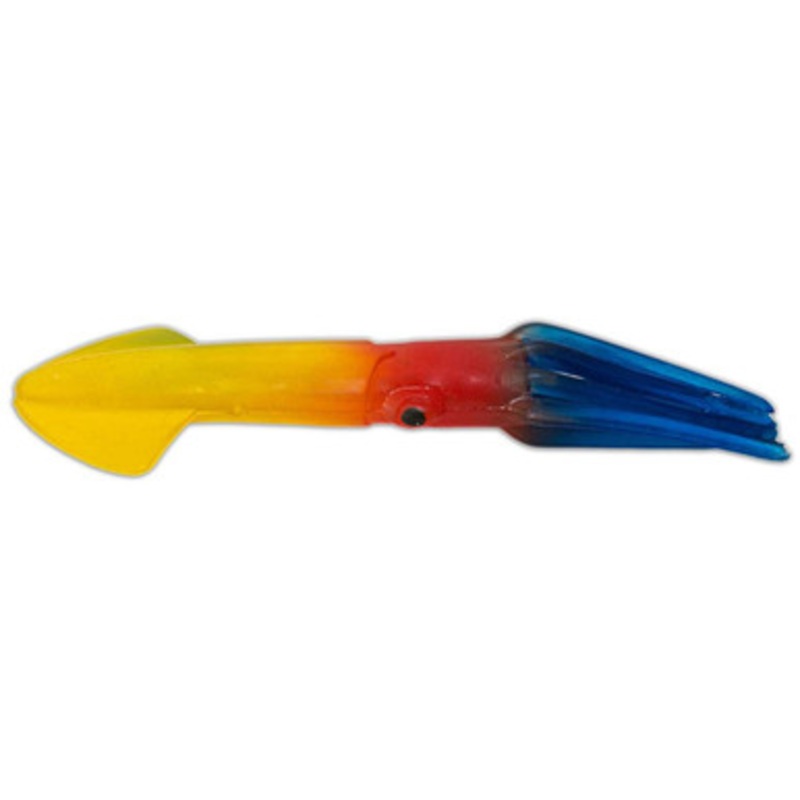 Squidnation Mauler Squid Lures 9in Rainbow