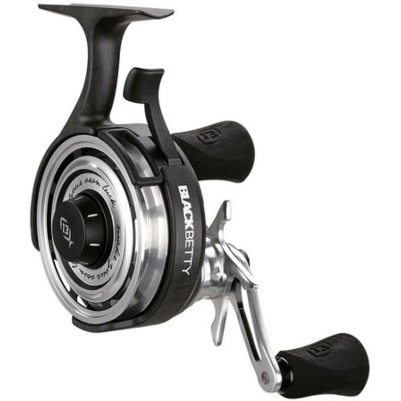 13 Fishing BBFFW2.5-LH Black Betty FreeFall Ice Reel - 2.5:1 - Left Hand