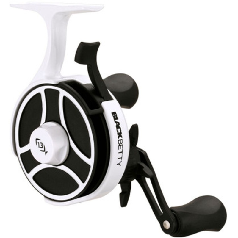 13 Fishing BBFFGW2.5-LH Black Betty Free Fall Ghost Ice Reel - 2.5:1 - Left Hand