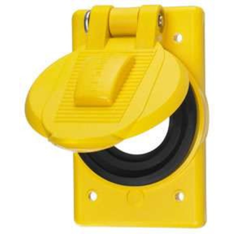 Hubbell 74CM25WOA Weatherproof Plate - 30 Amp