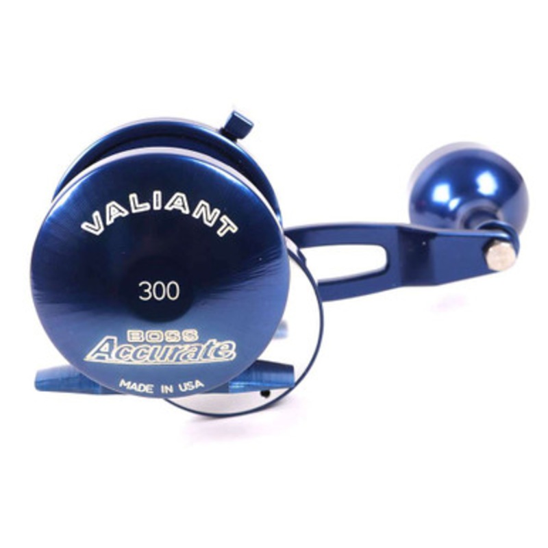Accurate BV-300L-BL Boss Valiant Conventional Reel - Custom Blue
