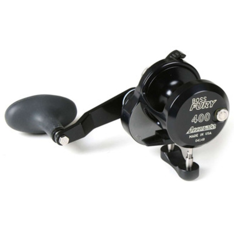Accurate FX-400X-B Fury Single Speed Reel - Black