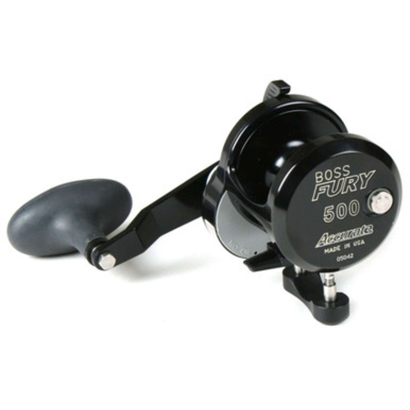 Accurate FX-500X-B Fury Single Speed Reel - Black