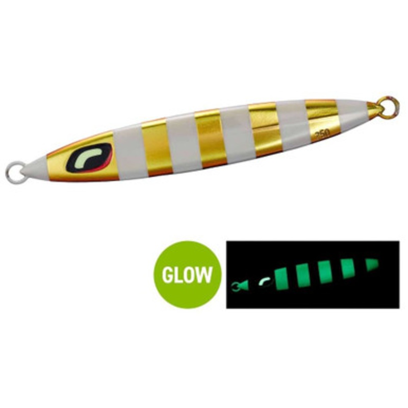 Shimano Ocea Sardine Waver Jig - 250g Red Zebra Glow