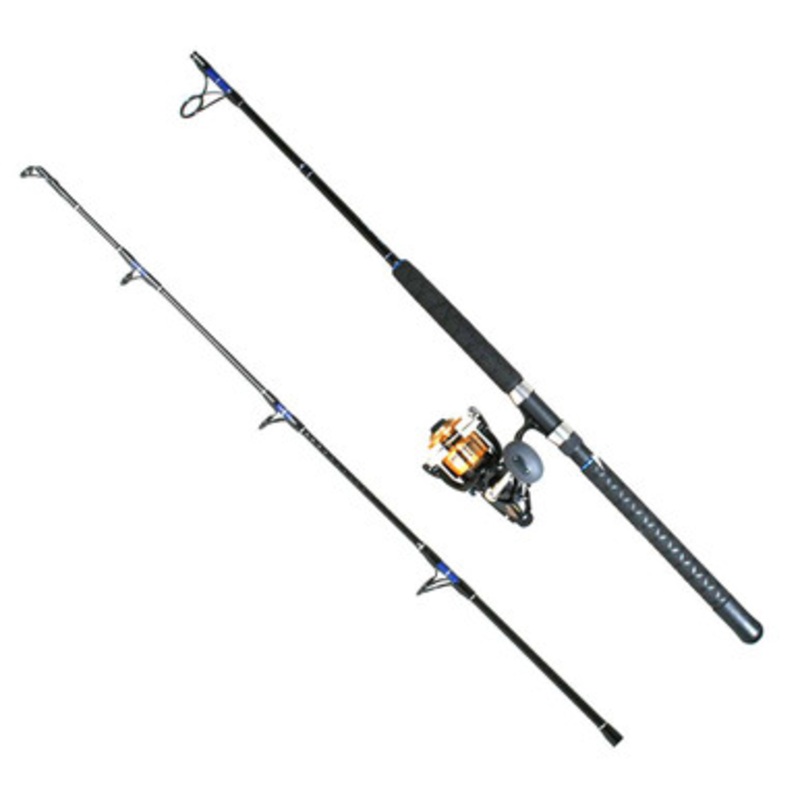 Shimano BTR8000D Baitrunner Reel / TackleDirect TDSBS701MH Custom Rod Spinning Jigging Combo