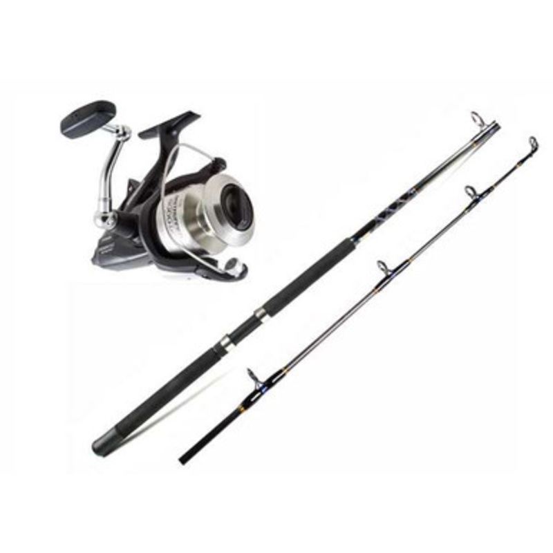 Shimano BTR8000OC Baitrunner OC Reel / Ande 5000 Series ATS-5701A MH Spinning Rod Live Bait Combo