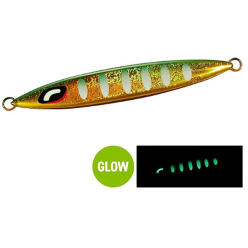 Shimano Ocea Sardine Waver Jig - Green Gold Glow