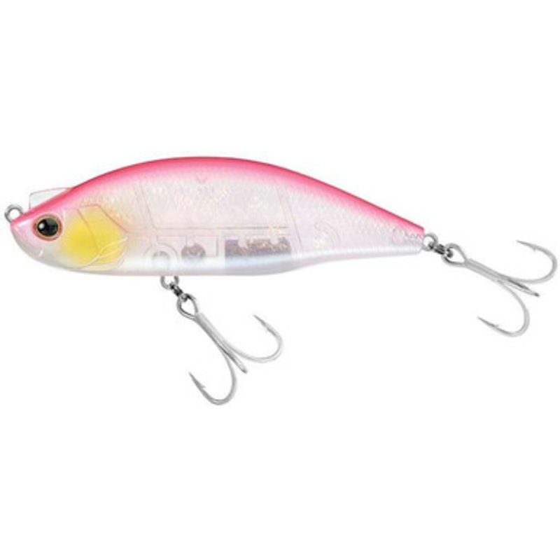 Daiwa Lazy Fashad Twitchbait - 90mm - Pink Clear Holo