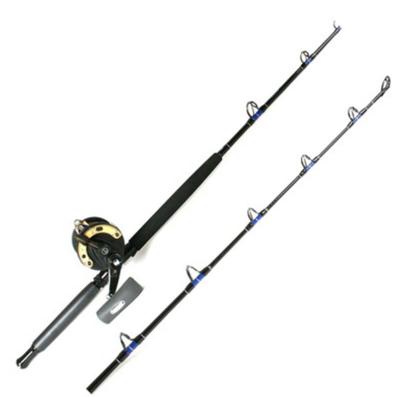 Shimano TLD50IILRSA Reel / TackleDirect TDSSUT601HSB Custom Rod Conventional Combo
