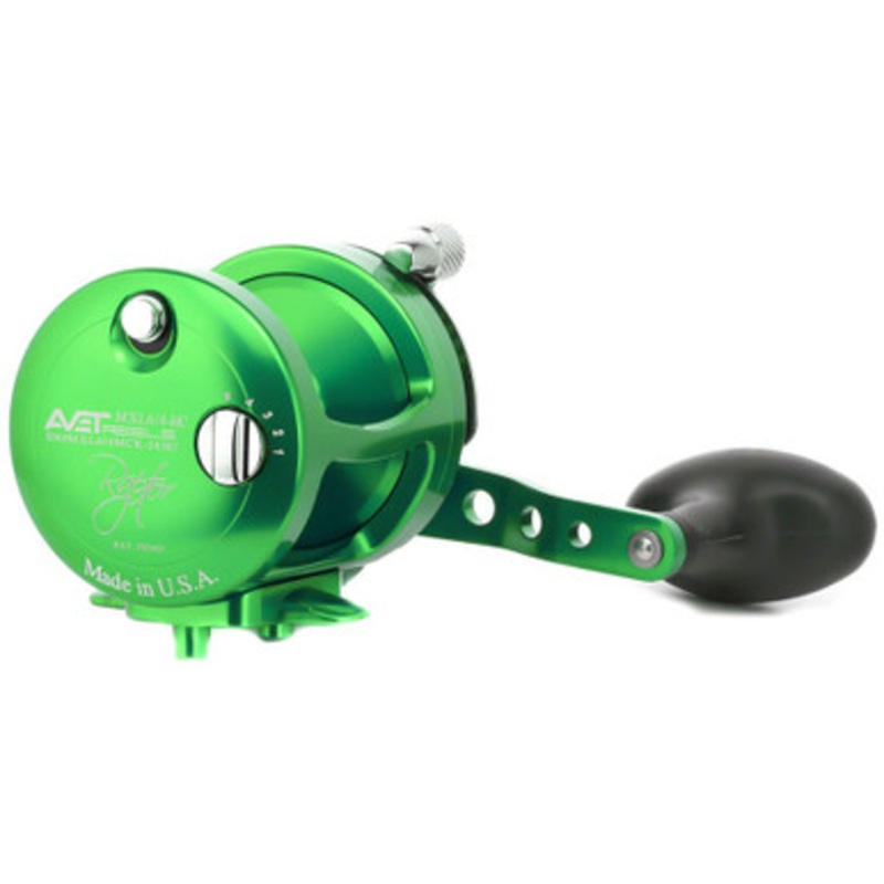 Avet MXL 6/4 MC Raptor 2-Speed Lever Drag Conventional Reel Green