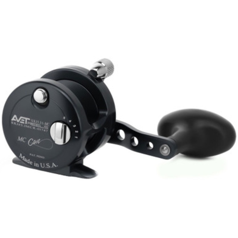 Avet SXJ 5.3 MC Single Speed Lever Drag Conventional Reel Black