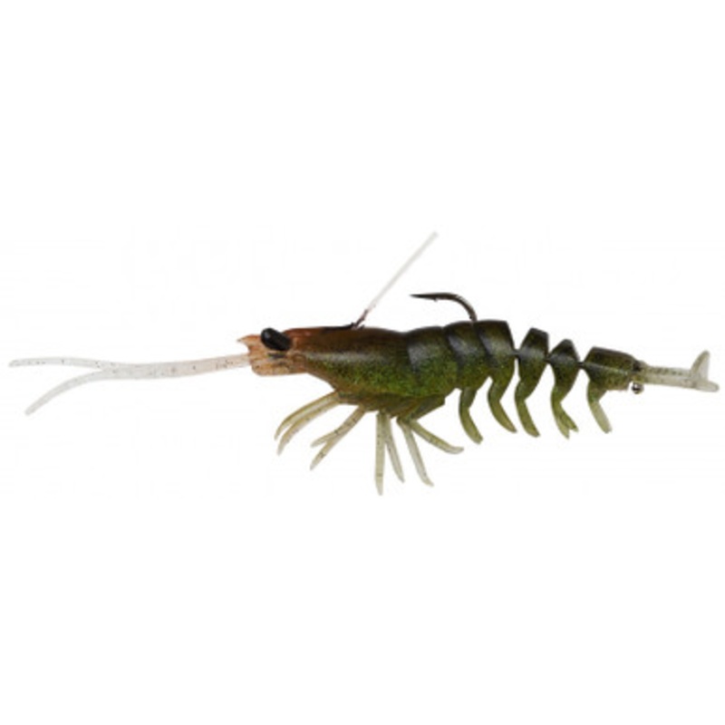 Savage Gear 3D Weedless Shrimp - 3-1/2in - Avacado