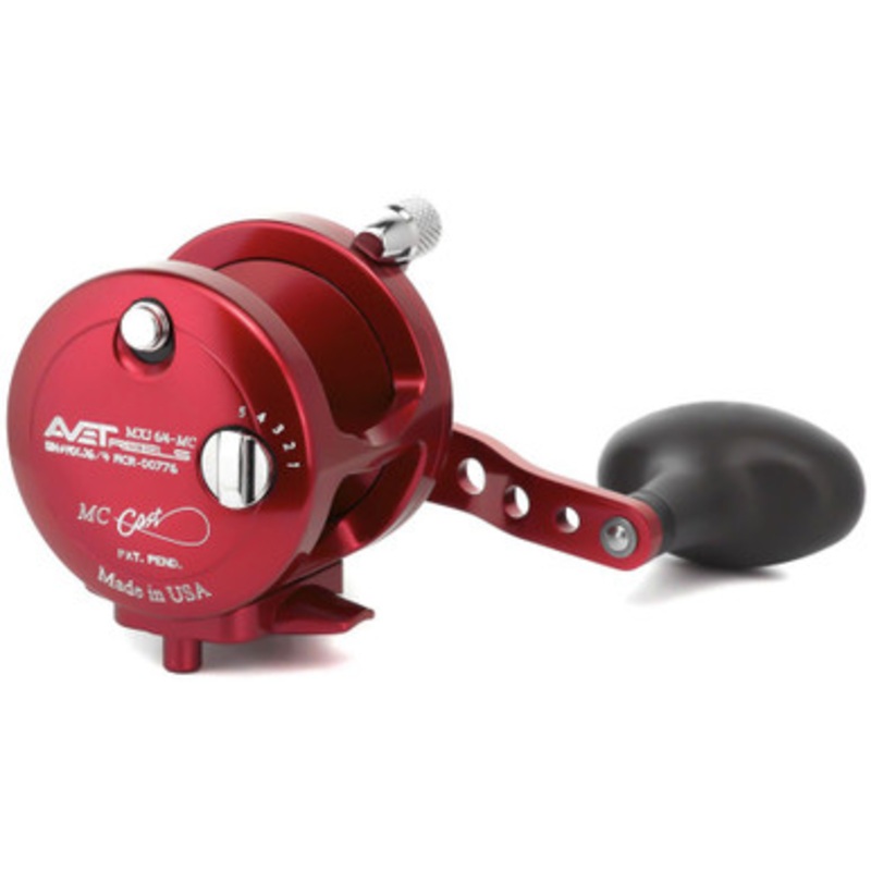 Avet MXJ 6/4 MC 2-Speed Lever Drag Conventional Reel - Red