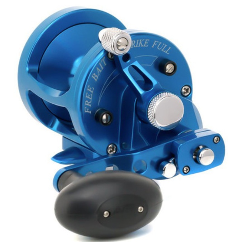 Avet MXL 6/4 2-Speed Lever Drag Conventional Reel Blue - Left-Hand