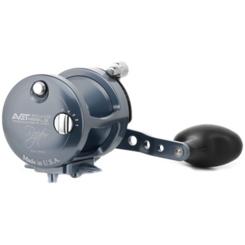 Avet MXL 6/4 MC Raptor 2-Speed Lever Drag Conventional Reel - Gunmetal