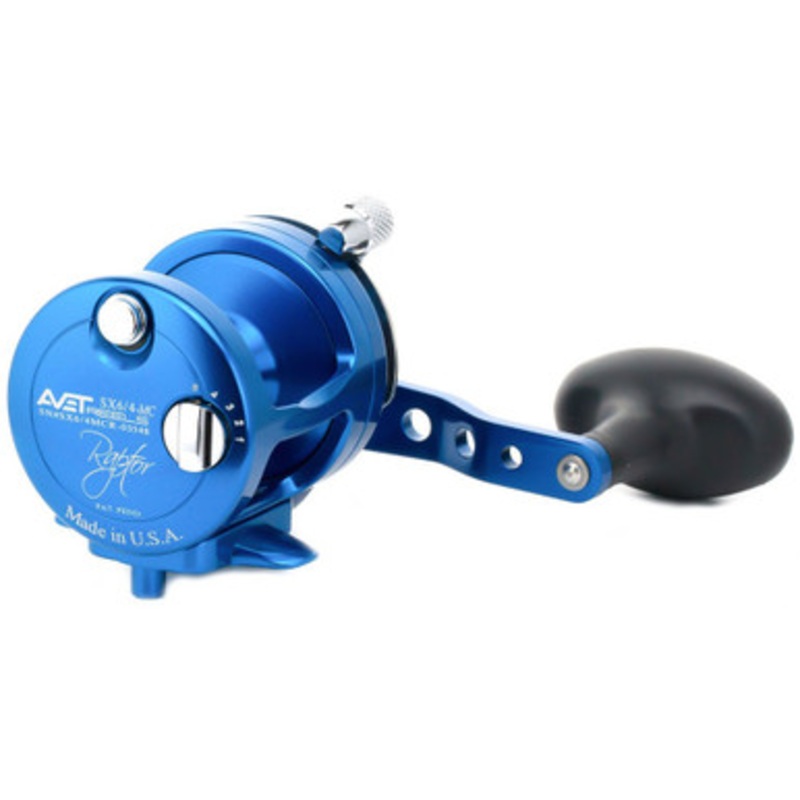 Avet SX 6/4 MC Raptor 2-Speed Lever Drag Conventional Reel Blue