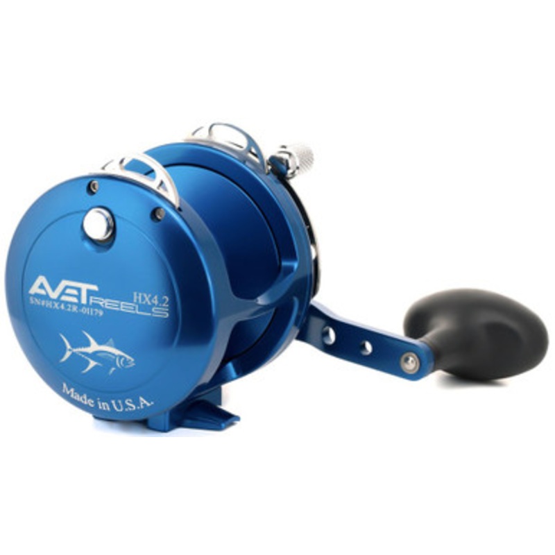 Avet HX 4.2 Single Speed Lever Drag Conventional Reel Blue