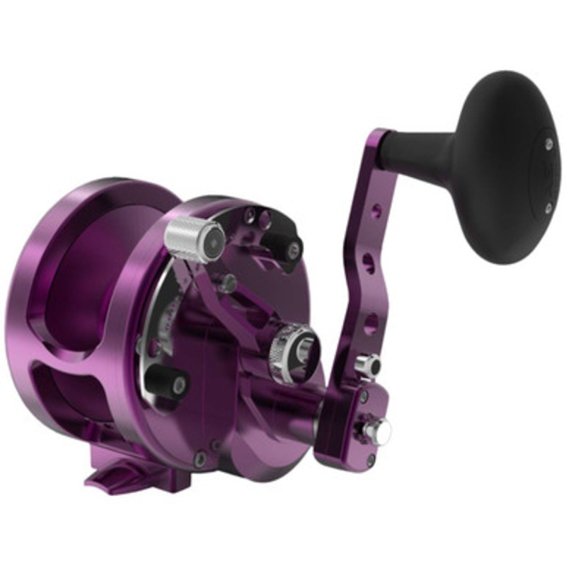 Avet HXJ 5/2 MC Raptor Two-Speed Lever Drag Conventional Reels Purple