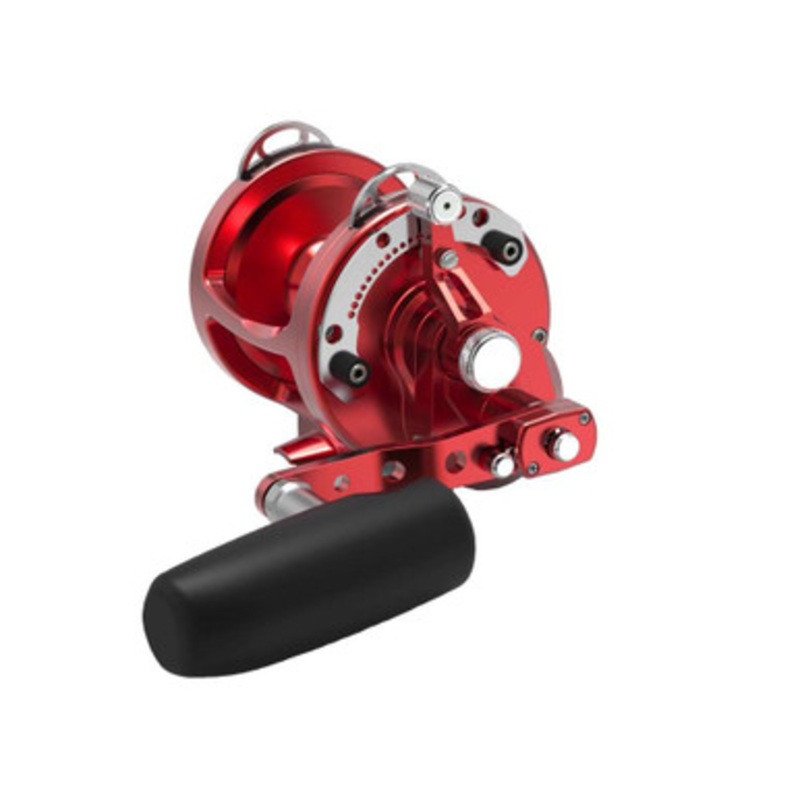 Avet HXW Raptor 3-Speed Lever Drag Conventional Reel- Red