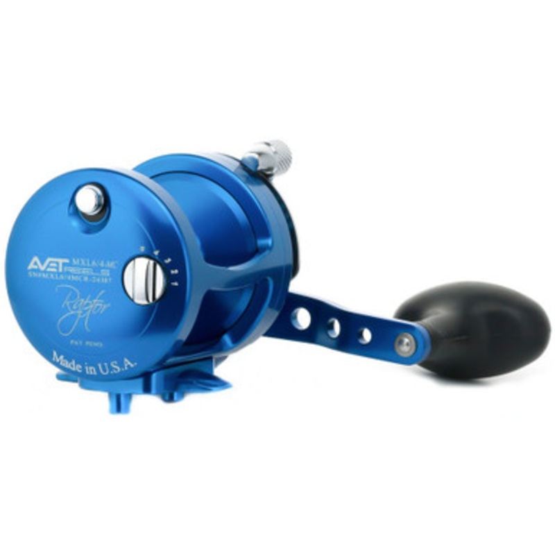 Avet MXL 6/4 MC Raptor 2-Speed Lever Drag Conventional Reel - Blue