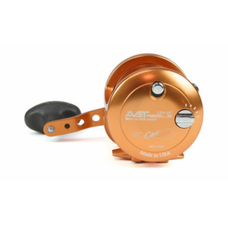 Avet LX 6.0 MC Single Speed Lever Drag Conventional Reel - Orange